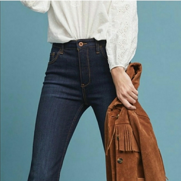 Anthropologie Pilcro and the letterpress high rise boot cut jeans NWOT - Picture 2 of 8